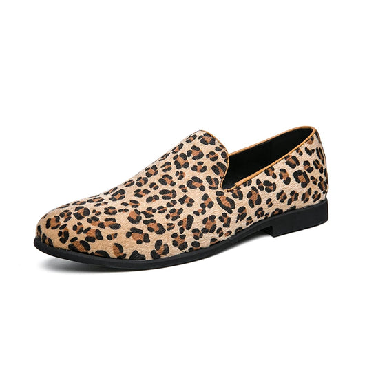 "Sole di Capri" – Leopard Print Loafers By Enzo Bellari®