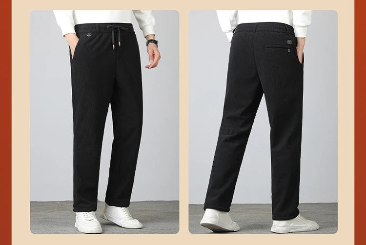 "Corte Morbida" – Corduroy Fleece Pants By Enzo Bellari®