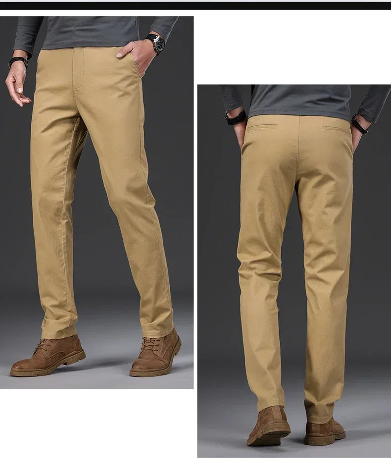 "Slim Naturale" – Cotton Slim Fit Pants By Enzo Bellari®