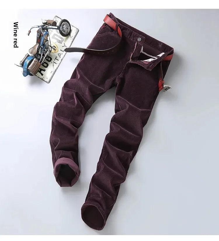 "Trama Rustica" – Corduroy Casual Pants By Enzo Bellari®