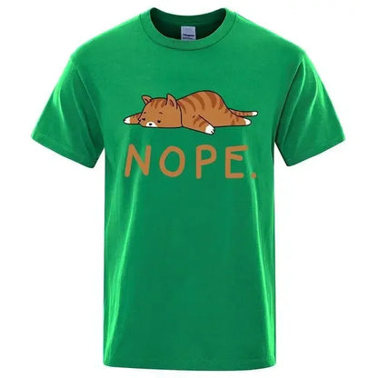 "Gatto Ribelle" – NOPE Cat T-shirt By Enzo Bellari®