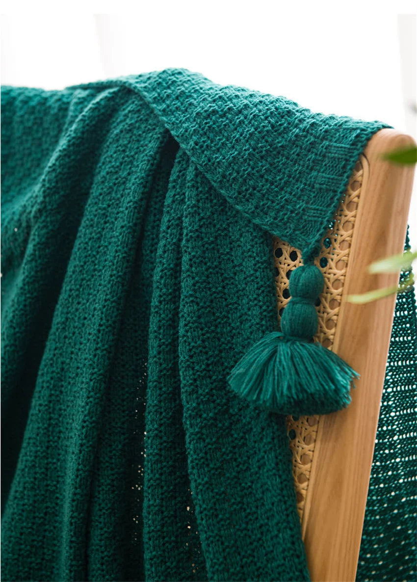 "Vento Lieve" – Chunky Knit Throw Blanket By Enzo Bellari®
