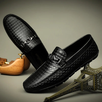 "Sole di Capri" – Genuine Leather Moccasin Loafers By Enzo Bellari®