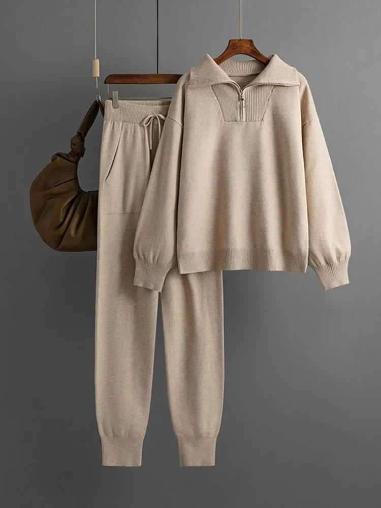 "Cielo Stellato" – Knit Sweater & Jogger Set By Enzo Bellari®