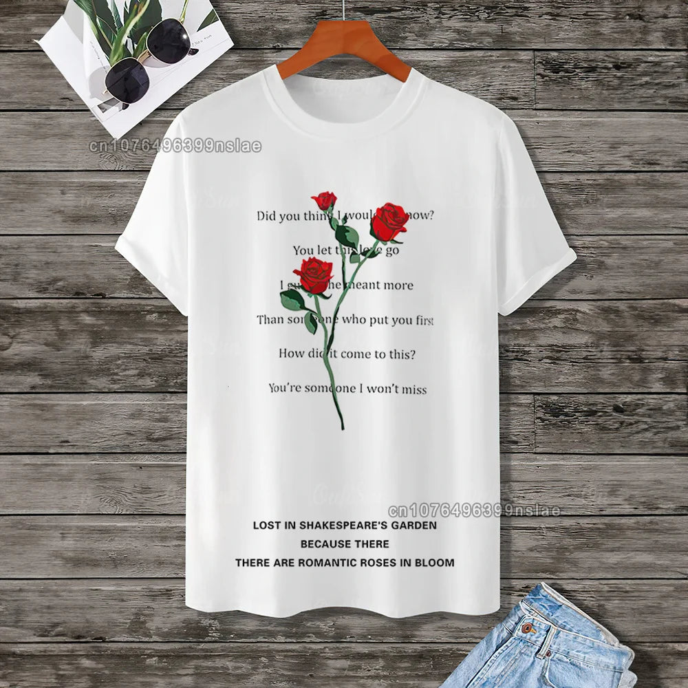 "Il Giardino" – Flower Graphic Tee By Enzo Bellari®