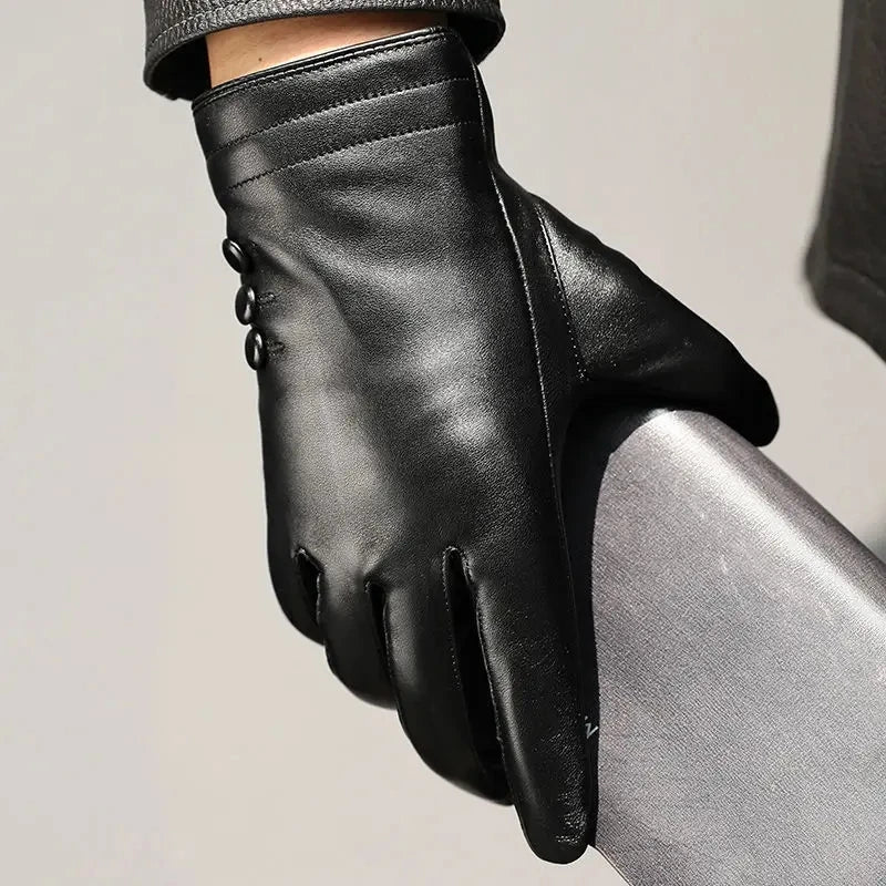 "Mano Calda" – Sheepskin Winter Gloves By Enzo Bellari®