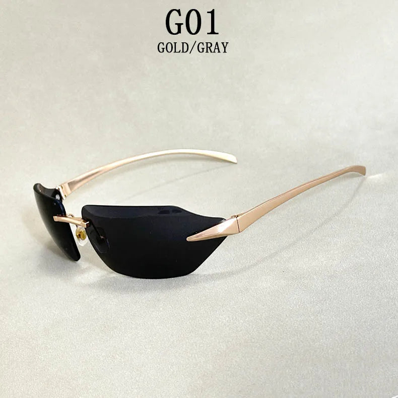 "Sole di Capri" – Rimless Vintage Sunglasses By Enzo Bellari®