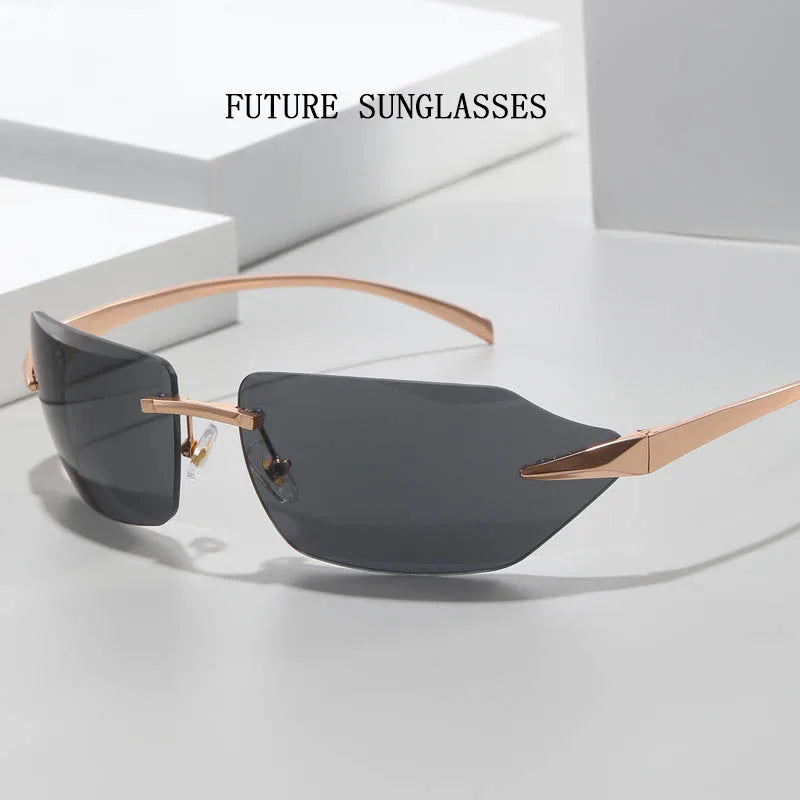 "Sole di Capri" – Rimless Vintage Sunglasses By Enzo Bellari®