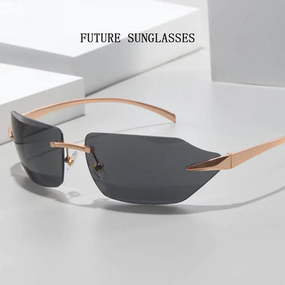 "Sole di Capri" – Rimless Vintage Sunglasses By Enzo Bellari®