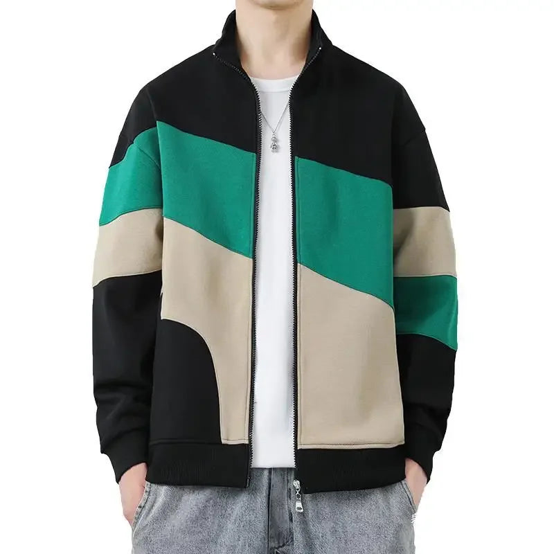 "Sole di Capri" – Sporty Color Block Hoodie By Enzo Bellari®