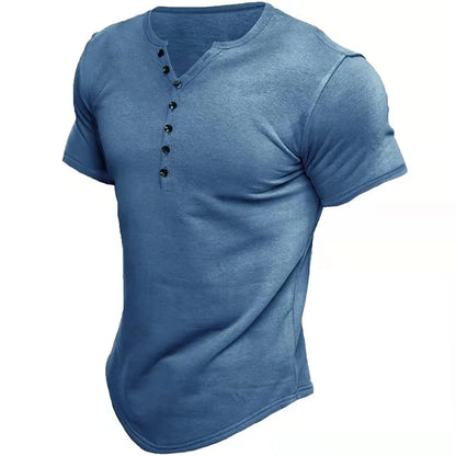 "Il Fresco" – Cotton-Linen Henley Shirt By Enzo Bellari®