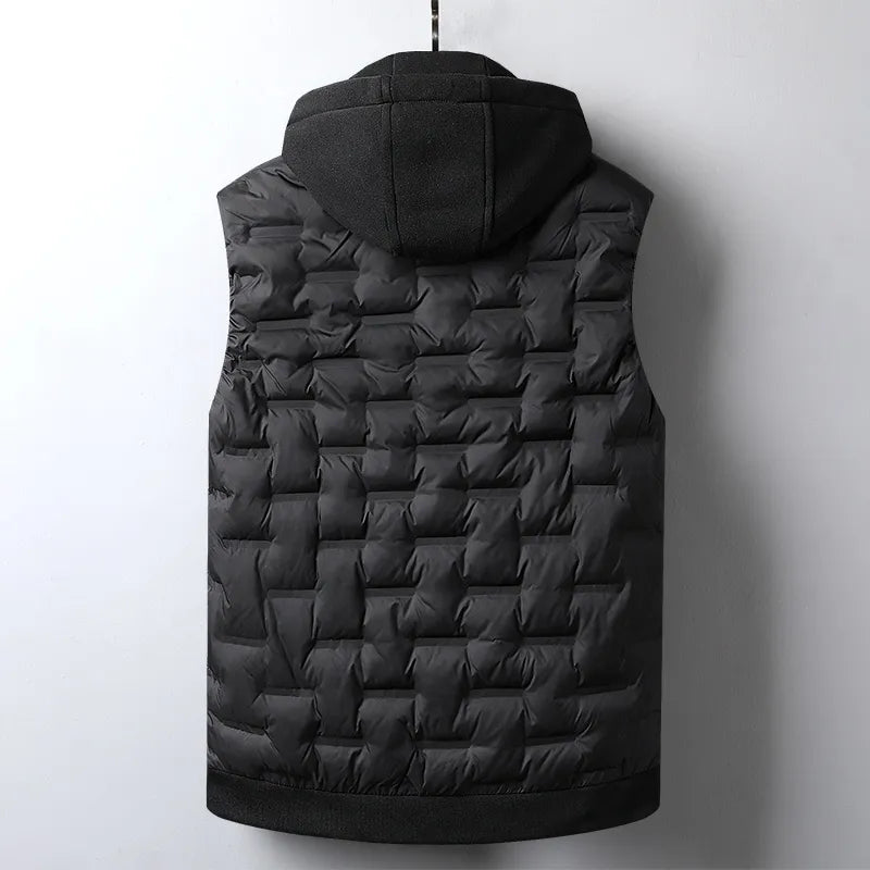"Vera Luce" – Hooded Windproof Winter Vest By Enzo Bellari®