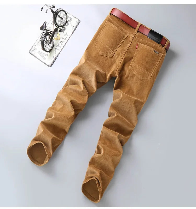 "Trama Rustica" – Corduroy Casual Pants By Enzo Bellari®