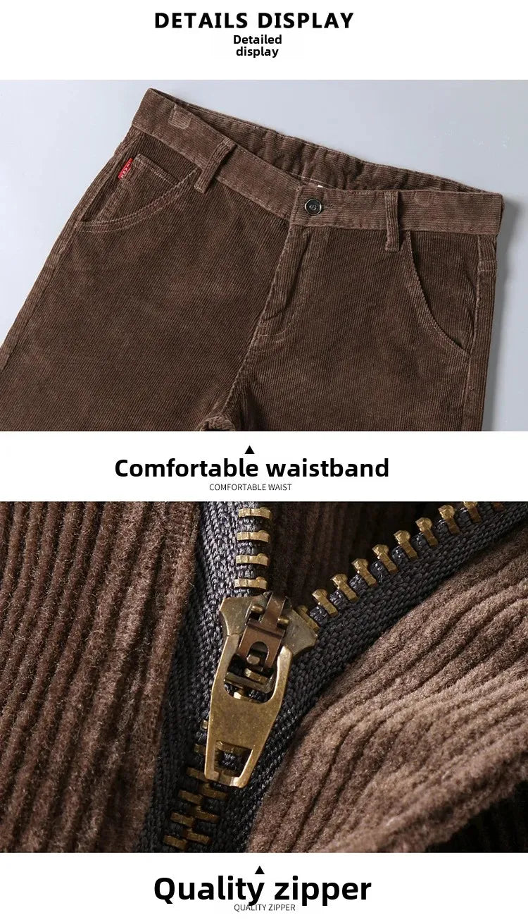 "Trama Rustica" – Corduroy Casual Pants By Enzo Bellari®