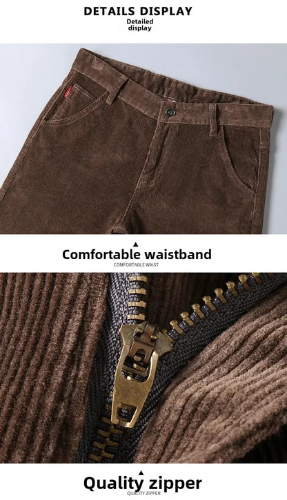 "Trama Rustica" – Corduroy Casual Pants By Enzo Bellari®