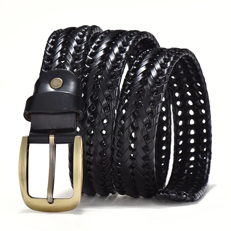 "Alma Bella" – Genuine Leather Braided Belt By Enzo Bellari®