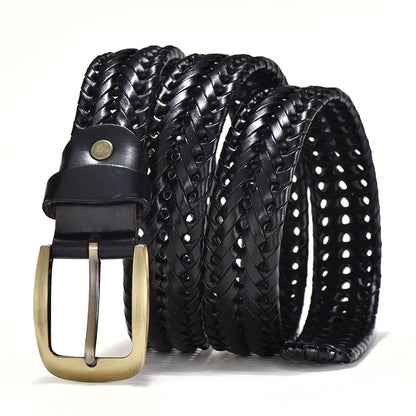 "Alma Bella" – Genuine Leather Braided Belt By Enzo Bellari®