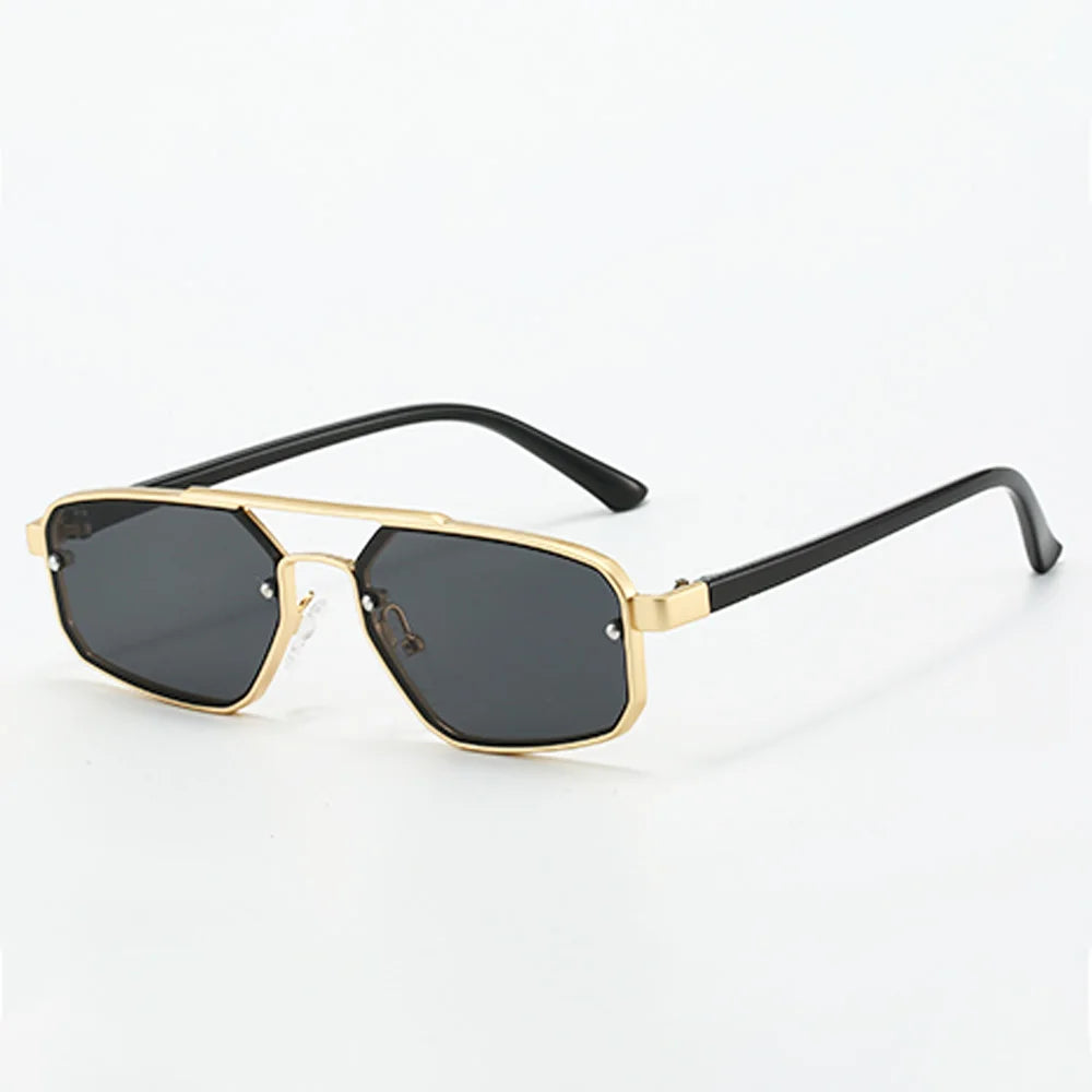 "Vista Retrò" – Vintage Rectangle Sunglasses By Enzo Bellari®