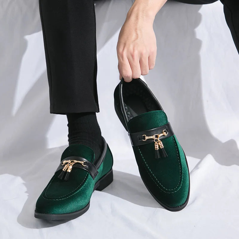 "Fior di Vento" – Patchwork Leather Loafers By Enzo Bellari®