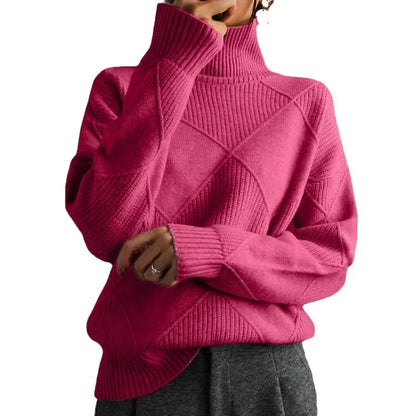 "Aria Serenata" – Knitted Polo Neck Sweater By Enzo Bellari®