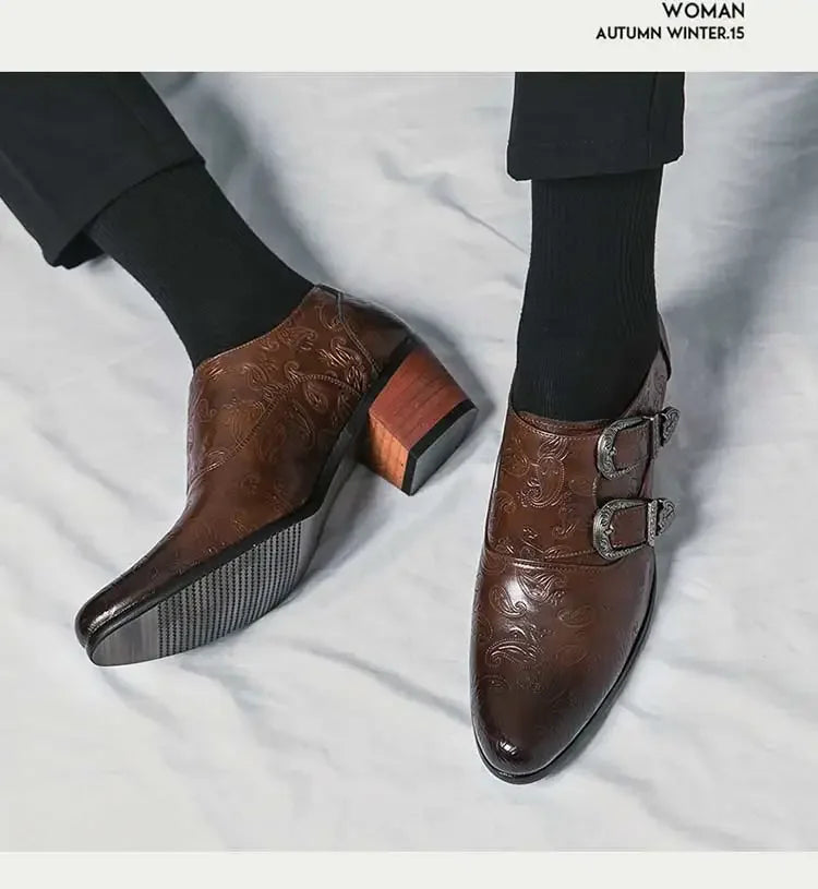 "Vento d'Oro" – Retro Brown Wedding Shoes By Enzo Bellari®