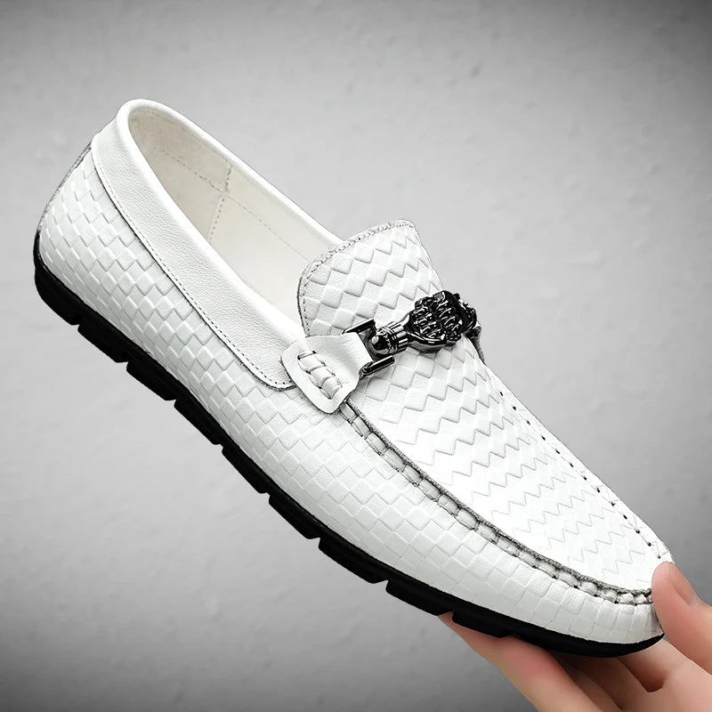 "Sole di Capri" – Genuine Leather Moccasin Loafers By Enzo Bellari®