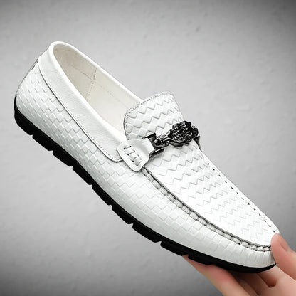 "Sole di Capri" – Genuine Leather Moccasin Loafers By Enzo Bellari®