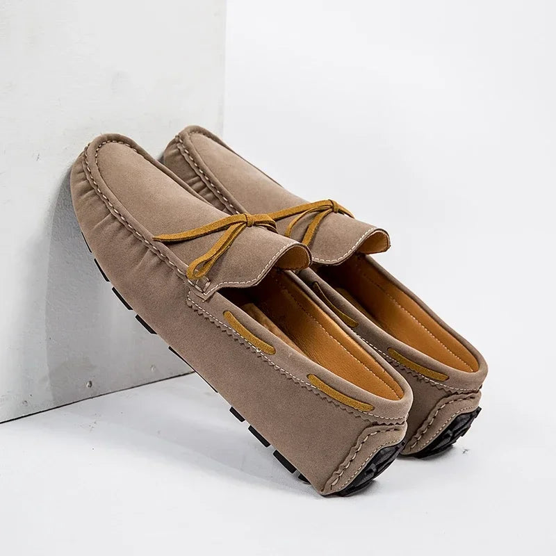 "Passo Morbido" – Suede Penny Loafers By Enzo Bellari®