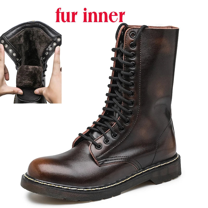 "Passo Inverno" – Mid-Calf Work Boots By Enzo Bellari®