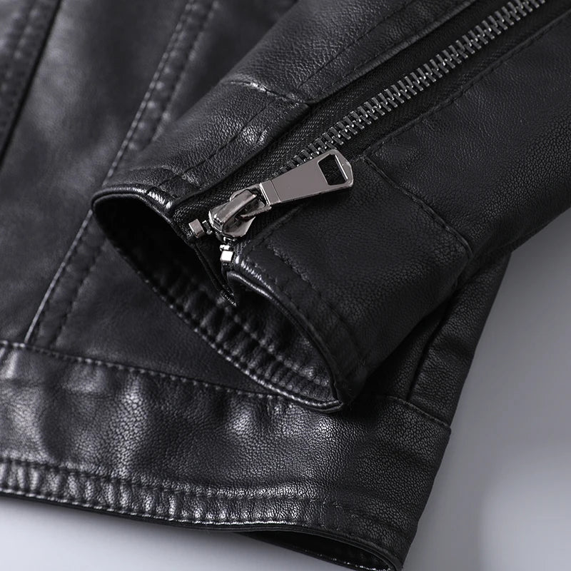 "Vento d’Ottobre" – Leather Lapel Jacket By Enzo Bellari®