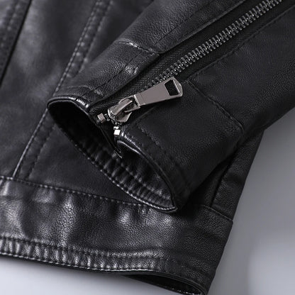 "Vento d’Ottobre" – Leather Lapel Jacket By Enzo Bellari®