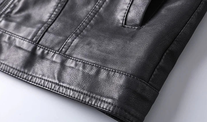 "Vento d’Ottobre" – Leather Lapel Jacket By Enzo Bellari®