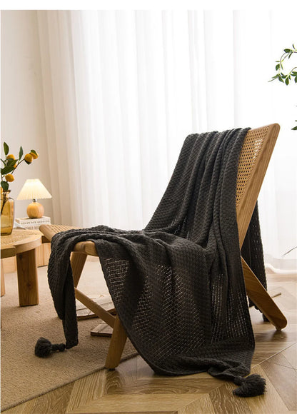 "Vento Lieve" – Chunky Knit Throw Blanket By Enzo Bellari®
