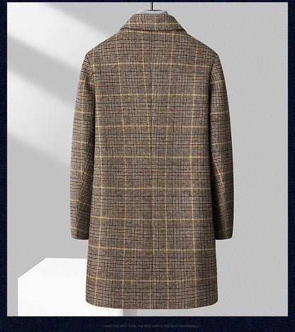 "Taglio Lungo" – Mid-Length Woolen Coat By Enzo Bellari®