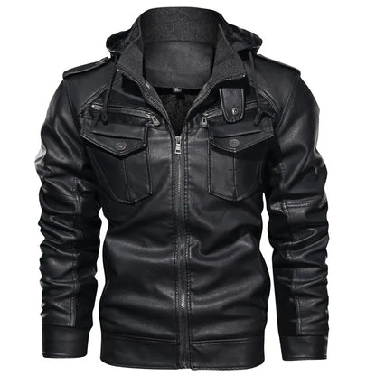 "Il Freddo" – Hooded Leather Jacket By Enzo Bellari®