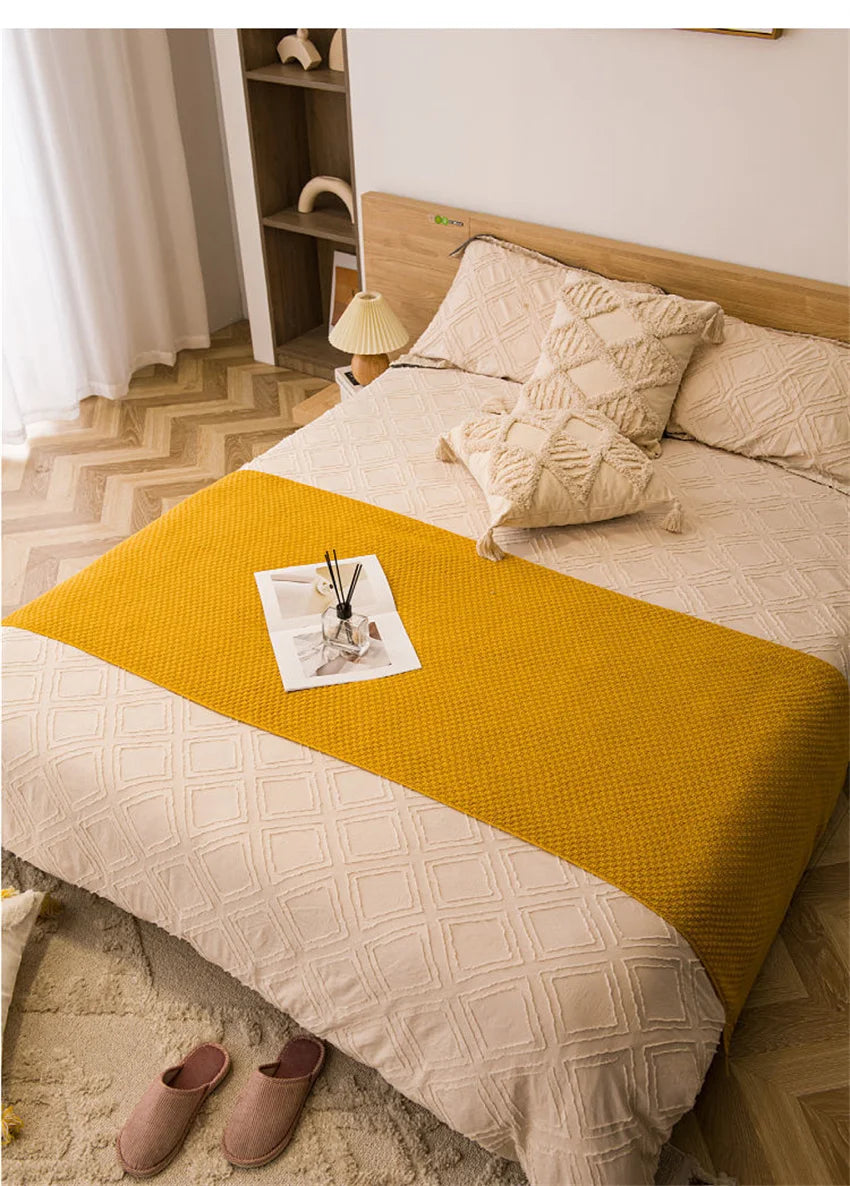 "Vento Lieve" – Chunky Knit Throw Blanket By Enzo Bellari®
