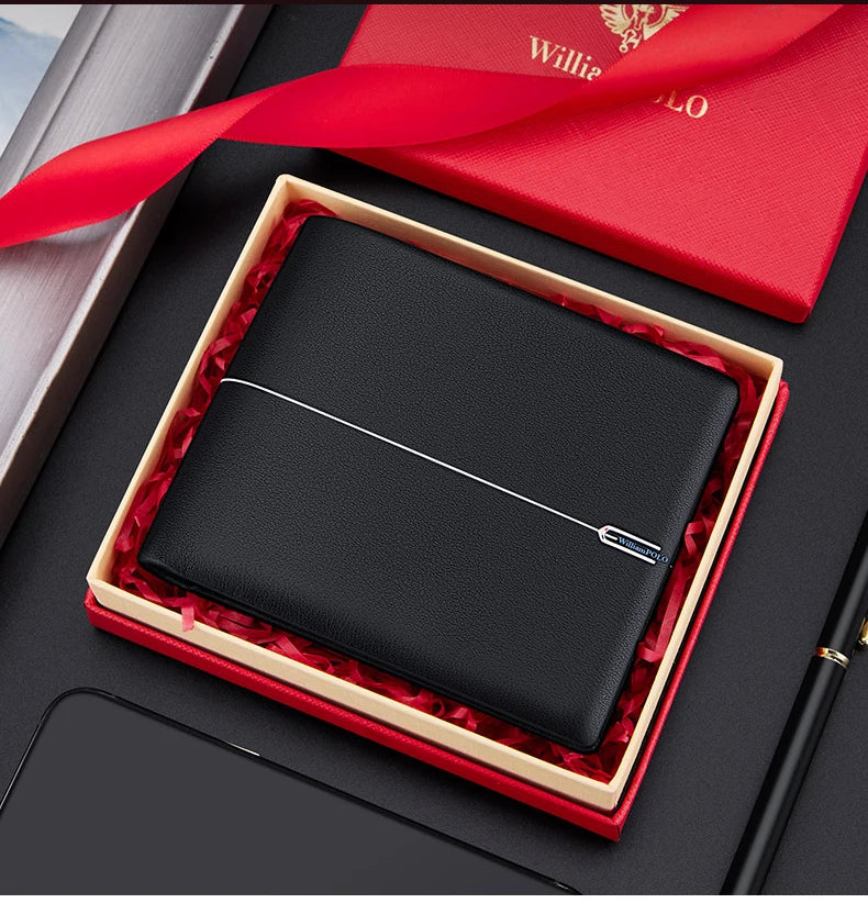 "Luce di Mare" – Slim Bifold Leather Wallet By Enzo Bellari®