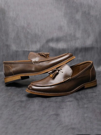 "Oro di Mare" – American Style Leather Loafers  By Enzo Bellari®