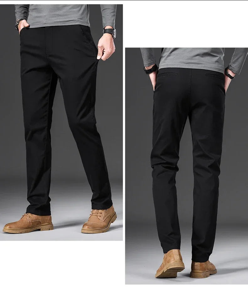 "Slim Naturale" – Cotton Slim Fit Pants By Enzo Bellari®
