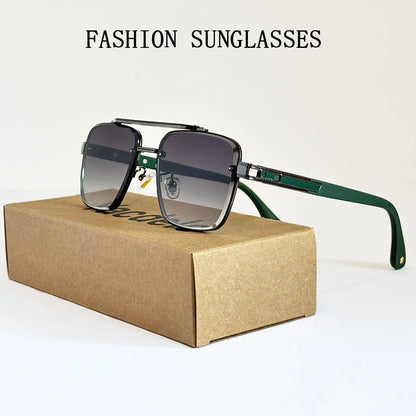 "Oro di Mare" – Luxury Square Rimless Sunglasses By Enzo Bellari®