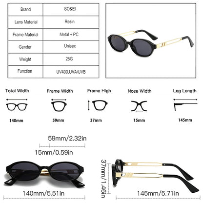 "Vista Antica" – Oval Retro Sunglasses By Enzo Bellari®