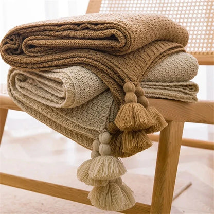 "Vento Lieve" – Chunky Knit Throw Blanket By Enzo Bellari®