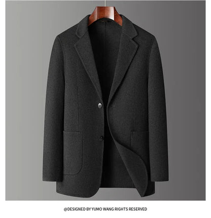 "Oro di Mare" – Double-Faced Woolen Business Jacket By Enzo Bellari®
