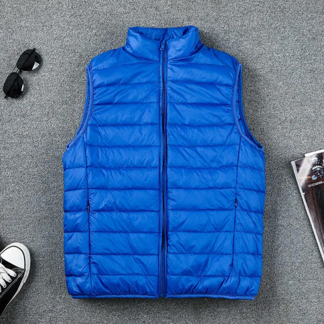 "Fior di Vento" – Ultralight Duck Down Puffer Vest By Enzo Bellari®