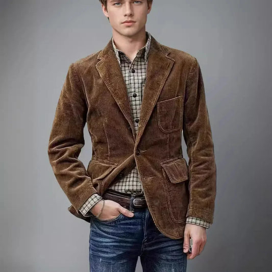 "Cordone Libero" – Corduroy Casual Jacket By Enzo Bellari®