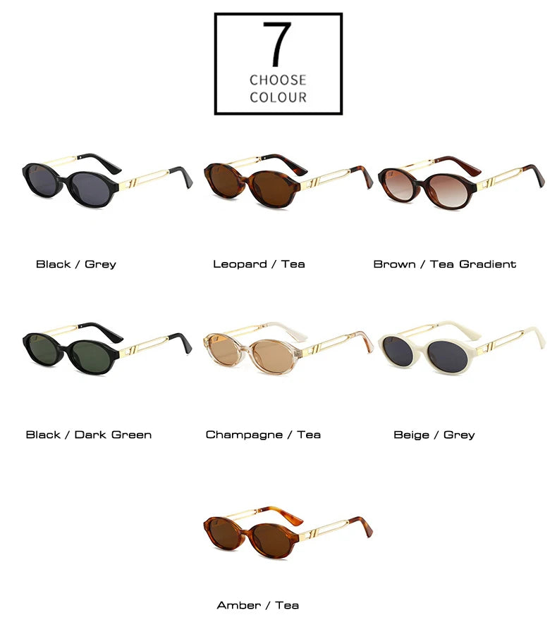 "Vista Antica" – Oval Retro Sunglasses By Enzo Bellari®