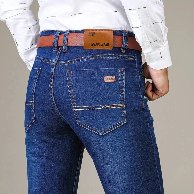 "Sole di Capri" – Fitted Stretch Denim Jeans By Enzo Bellari®