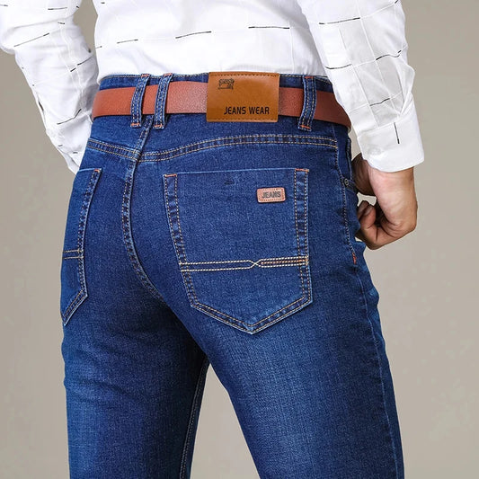 "Sole di Capri" – Fitted Stretch Denim Jeans By Enzo Bellari®