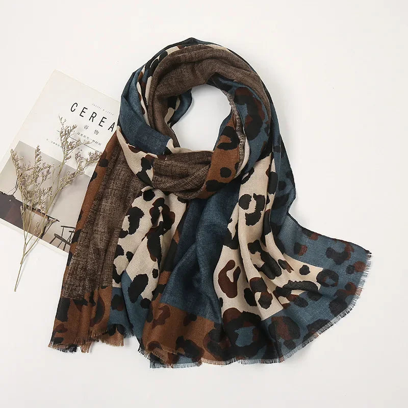 "Macchia Selvaggia" – Leopard Print Scarf By Enzo Bellari®