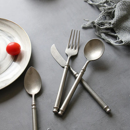"Acciaio Retrò" – Stainless Flatware Cutlery Set By Enzo Bellari®